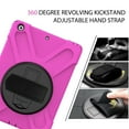 thumbnail image 3 of iPad 10.2 2020/2019 Case with Soft Screen Protector, iPad 8th Generation Case, iPad 7th Generation Case, Dteck Heavy Duty Rugged Shockproof Case with 360 Rotating Handle Stand, Rose, 3 of 6