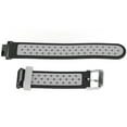 thumbnail image 3 of Correa de silicona para reloj Amazfit Verge Verge Lite, suave, transpirable, de doble Color, color negro y gris, 3 of 8