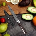 thumbnail image 3 of Dfito 5 inch Utility Knife, Stainless Steel Ultra Sharp Kitchen Chef Knife, Ergonomic Handle Knife for Professional Chefs, 3 of 10