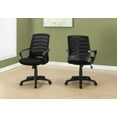 thumbnail image 1 of Monarch Specialties Office Chair, Adjustable Height, Swivel, Ergonomic, Armrests, Computer Desk, Work, Metal, Mesh, Black, Contemporary, Modern, 1 of 3