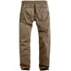 thumbnail image 4 of Pantalones Casuales Ajustados de Hombre con Corte Cónico, Frente Plano, Talla 34, Color Marrón Arena, 4 of 6