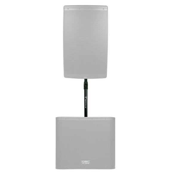 Rockville M20 Threaded Adjustable Subwoofer to Speaker Pole Mount For QSC KW181