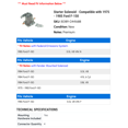 thumbnail image 2 of Starter Solenoid - Compatible with 1975 - 1985 Ford F-150 1976 1977 1978 1979 1980 1981 1982 1983 1984, 2 of 2