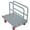 Grey#9, variant on Hand Truck Steel Panel Truck, Heavy Duty Drywall Cart Lumber Cart Platform Truck Flat Cart, 2000lbs, 6" Swivel Brake Casters, with 1Front and 2 Side Handrails (36''x24''),Appliance Dolly