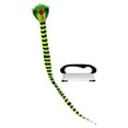 thumbnail image 2 of Cometa de serpiente, cometa enorme de una sola línea, fácil de volar, juego familiar, cometa voladora de serpiente, cometa deportiva para actividades 8m con línea negra, 2 of 8