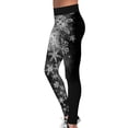 thumbnail image 2 of Leggings navideños cintura Regular ajustado ajuste claro Impresión Digital divertido Patten mujeres Casual Navidad pantalones ajustados BFY025 M, 2 of 6