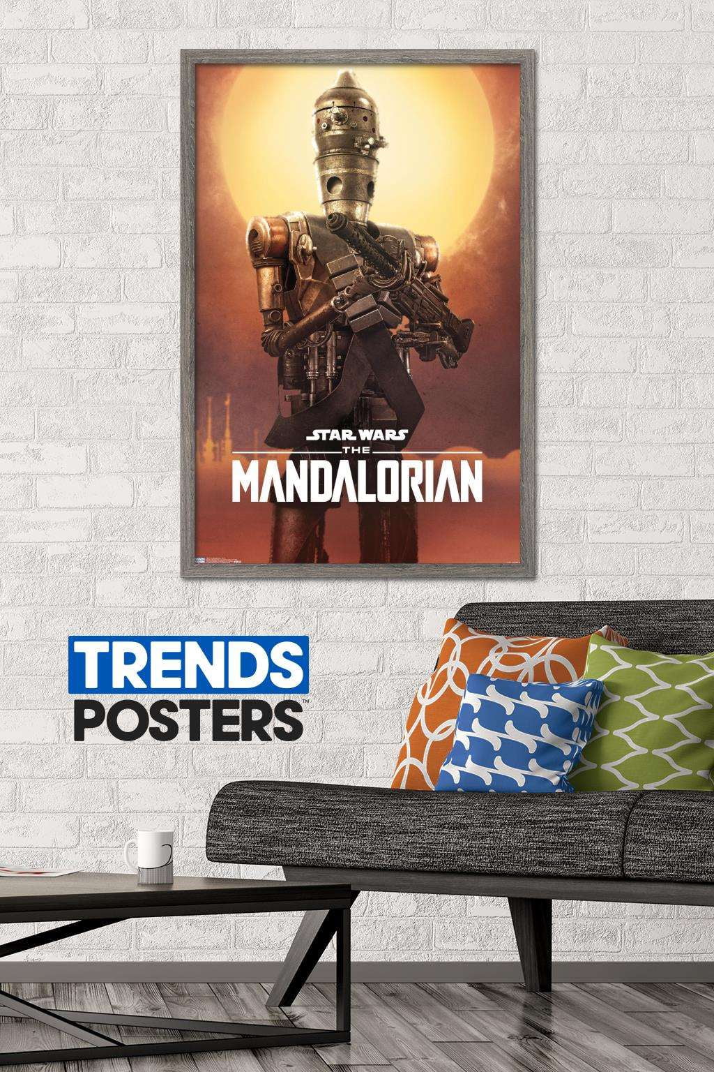 Star Wars: The Mandalorian - IG-11 Wall Poster, 22.375" x 34", Framed