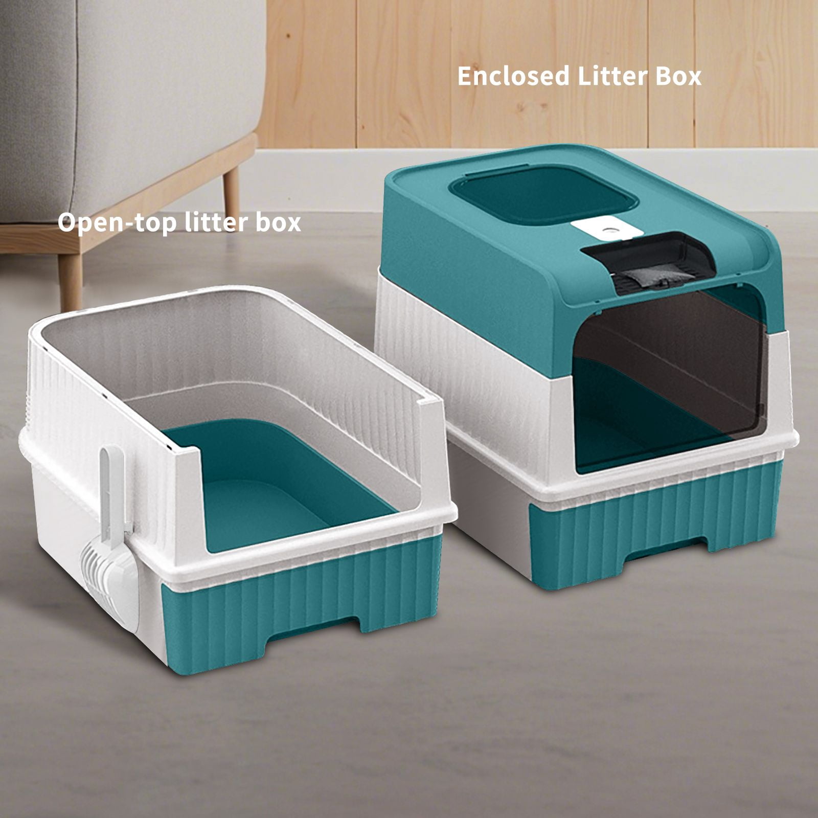 blueMagic Cube Intelligent Cat litter Box - Free Hands, Enjoy Pure Life | Automatic Cleaning, Silent Design, Preferred for Multi Cat Families