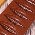 thumbnail image 4 of OUNONA 2Pcs Silicone Baking Tools for Chocolate Cake Fondant Nonstick Easy Demould Brown, 4 of 8
