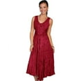 thumbnail image 2 of Scully Women's Lace-Up Jacquard Midi Dress - HC118   US, 2 of 2