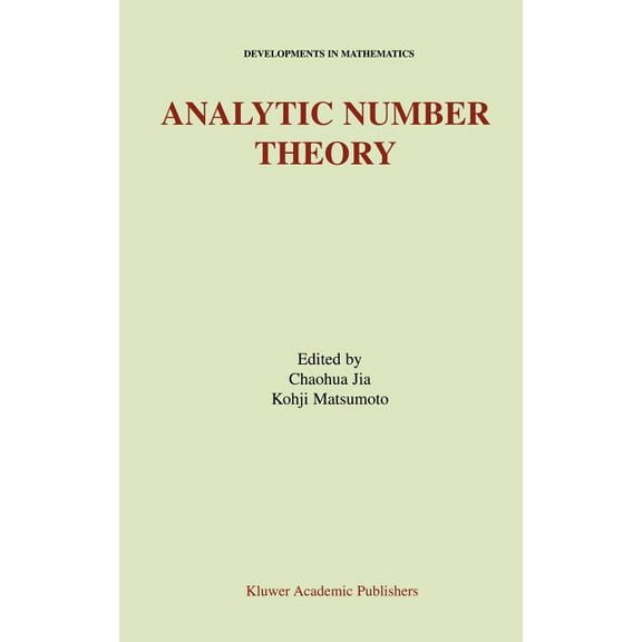 Developments in Mathematics Analytic Number Theory, Book 6, (Hardcover)
