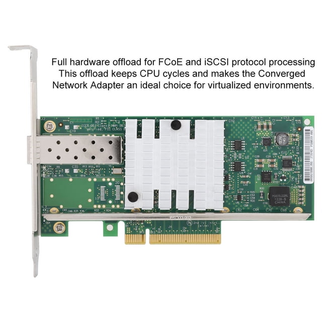 For X520DA1, 10G SFP Fiber Card Ethernet Replacement Cable 82599EN PCIE Se215 Server Adapter