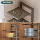 thumbnail image 4 of Organizador de Sartenes y Ollas Altura Ajustable Organizador de Tapas de Ollas Metal Porta Sartenes de Cocina Impermeable y Antioxidante Estante Soporte Separador Negro 6 niveles y 1 soporte de tapa, 4 of 14