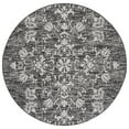 thumbnail image 4 of SAFAVIEH Courtyard Nina Distressed Floral Indoor/Outdoor Area Rug, 8' x 11', Black/Light Grey, 4 of 7