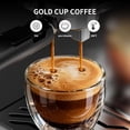 thumbnail image 5 of 20Bar Espresso Machine w/Milk Frother, Cold Brew, Touchscreen Expresso Coffee Maker for Home, Latte Cappuccino, 45oz Water Tank, Silver, 5 of 9