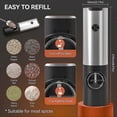 thumbnail image 4 of Rechargeable Electric Salt and Pepper Grinder Set (with Charging Base),kuo lu, 4 of 5