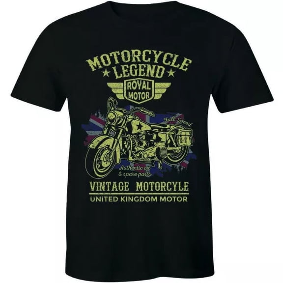 Motorcycle Legend Vintage Motorcycle UK Motor Shirt Squad Rider T-shirt