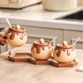 thumbnail image 2 of Tarro de de Cerámica con Forma de Chocolate Coreano, Caja de Condimentos de , Salero y Pimentero, Utensilios de Cocina para Decorar y Aromatizar., 2 of 5
