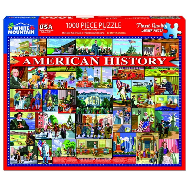 White Mountain American History 1000 Piece Jigsaw Puzzle Walmart