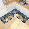 thumbnail image 7 of GZHJMY Kitchen Rug Set of 2, King Penguins Cushioned Anti-Fatigue Kitchen Mat Non Slip Washable Floor Mat Comfort Standing Mats for Office, Home, Laundry Room Carpet Runner, 7 of 7
