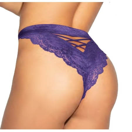 

Lacy Line Sexy Strappy Back Lace High Leg Cheeky Panties