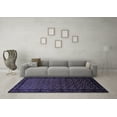 thumbnail image 3 of Ahgly Company Machine Washable Indoor Rectangle Oriental Blue Industrial Area Rugs, 3' x 5', 3 of 4