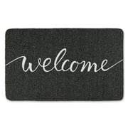 SoHome Welcome Door Mat, Durable Natural Rubber Non Slip Backing, Easy Clean, Ideal for High Traffic Areas, 18"x30" Welcome