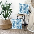 thumbnail image 5 of LALILO Throw Pillow Covers Indigo Blue Tie Dye Ink Japanese Modern Cushion Cover 18" x 18", 2 Pack, 5 of 6