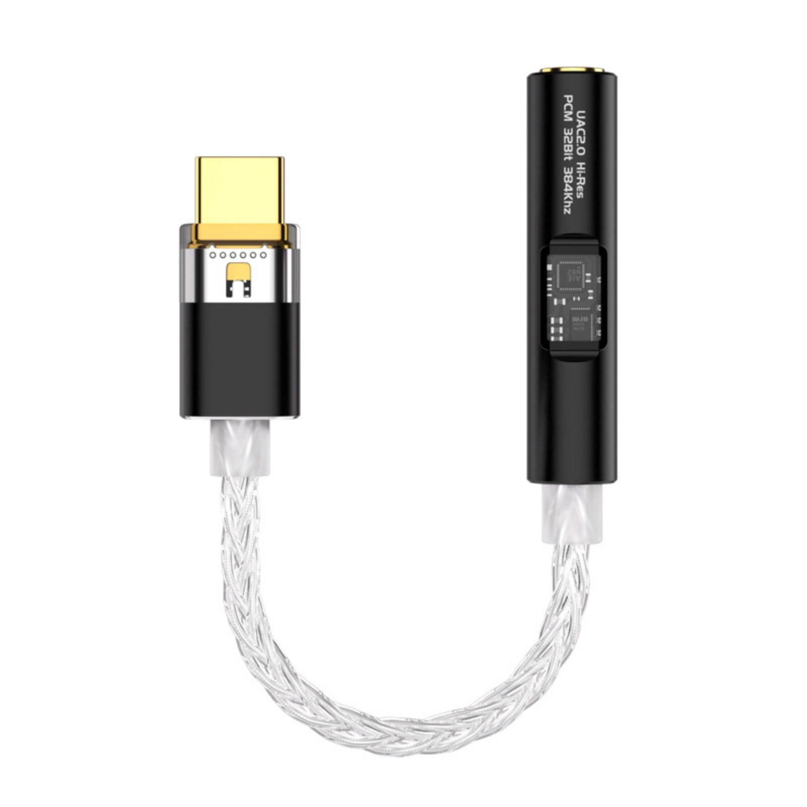 lanema Auditory Decod USB C Headphone Amplifier 3.5mm Lossless Sound For Players
