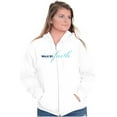 thumbnail image 4 of Religious Christian Walk By Faith Zip Up Hoodie Men's Women's Brisco Brands S, 4 of 5