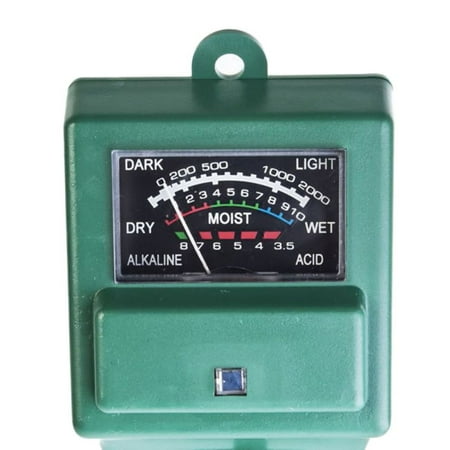 Soil Conductivity Meter - 3 in1 PH Tester Soil Water Moisture Light Test Meter Kit For Garden Flower Plant