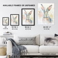 thumbnail image 3 of Artery8 Colourful Bunny Rabbit Light Watercolour Painting Living Room Art Print Framed Poster Wall Decor 12x16 inch, 3 of 5