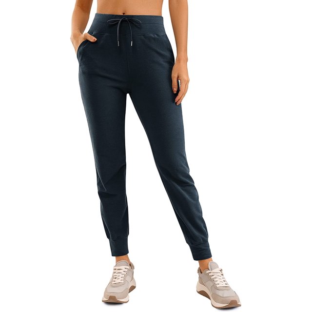Women's Cotton Sweatpants High Waisted Lounge Joggers Drawstring Quick Dry Workout Pants with Pockets