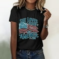 thumbnail image 2 of WEIYLL T-Shirts pour Femmes à Manches Courtes à Col Rond T-Shirt Noir d'Été à Imprimé Graphique Tailles TG, 2 of 4