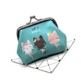 thumbnail image 1 of Monedero con estampado de gatito, pequeño, fresco, de dibujos animados, para estudiantes, monedero para mujer, bolso creativo de mano para niños, 1 of 1