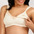 thumbnail image 2 of La Leche League Maternity Contrast Lace Nursing Bra with Comfort Straps - available up to 42DDD, 2 of 3