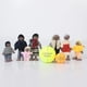 thumbnail image 3 of Casa de muñecas de madera negra Personas 7 figuras familiares Casa de muñecas en miniatura Casa de muñecas de madera Disfraces familiares Personajes Abuelo Abuela Mamá Papá Niño Niña y bebé, 3 of 3