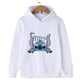 thumbnail image 4 of Sudadera con capucha para niños Stitch Kawaii, moda, jersey, sudadera, dibujos animados de Anime, Manga, niñas, niños, ropa informal de otoño, tops, 4 of 5