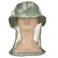 thumbnail image 1 of Juego de 5 piezas para protección contra el polvo y los insectos, diseño transpirable, ideal para pescar y viajar Sombrero de mosquitero verde para exteriores, 1 of 8