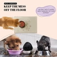 thumbnail image 4 of AVERYDAY 100% Waterproof Thicker Silicone Dog Food Mat, 0.63'' Raised Edge Bowl Mat for Food & Water, Non Slip Pet Feeding Placemat for Messy Drinkers, Perfect for Large Medium Small Breeds, 23"x16", 4 of 7