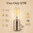thumbnail image 2 of Better Homes & Gardens 4.25"H Nickel LED Vintage Night Light, Soft White Dusk to Dawn Auto on & off, 2 of 10
