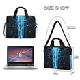 thumbnail image 3 of FORMRS 16" Laptop Bag Carrying Sleeve Case with Handle Travel Shoulder Briefcase, Blue Tree, 3 of 8
