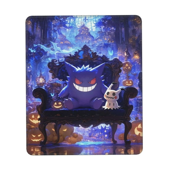 Gengar Mousepad Computer Mouse pad Design Small Office Mouse Mat for Laptop 7 x 8.6 inch