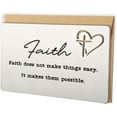 TRAHOOReligious Metal Wallet Card, Laser Engraved with Inspirational