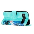 thumbnail image 3 of Compatible with Google Pixel 6A Vintage Flower Wallet Case Magnetic Closure Cover with Card Slots, 3 of 5