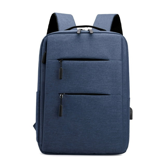 Leodye 1PCS 15.6 Inch Slim Business Laptop Backpack - USB Charging Port, Unisex College/Travel Computer Bag