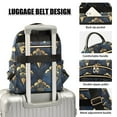 thumbnail image 3 of FORMRS Mini Backpack Purse for Women Travel Daypack Casual Shoulder Bag, Blue Art Pattern, 3 of 7