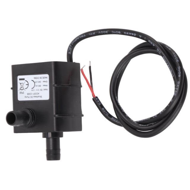 Bomba Microcentrífuga, Bomba De Agua Eléctrica Sin Escobillas De Alta Sensibilidad DC 12V Bajo Ruido Bajo Consumo Para Fuente De Música