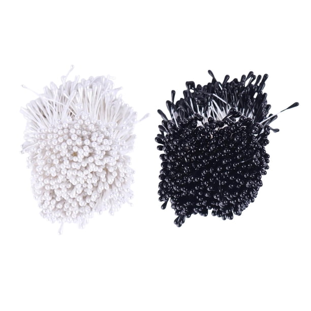 3600x perla Flor artificial Estambre Doble cabeza forma forma forma Cadena de