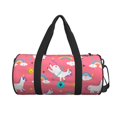 thumbnail image 2 of Fotbe Yoga Unicorn Pattern Foldable Sports Gym Bag with Wet Dry Pocket, Ultralight Travel Bag, Large Capacity Duffel Bag, Splash Proof Carry on Bag, Overnight Bag, Weekender Bag, 2 of 8